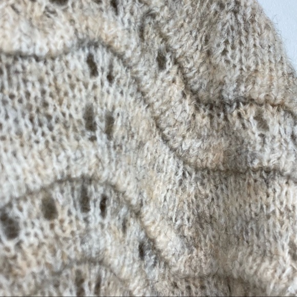 NWT * Nordstrom Oversized Chunky Longline Knit Cowl Neck Sweater in Oatmeal S/M - Picture 11 of 12